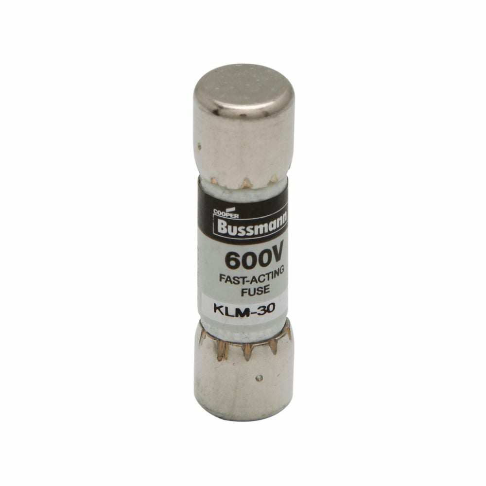 KLM-1/4 Limitron Fast Acting Low Voltage Midget Supplemental Fuse, 0.25 A, 600 V AC/DC, 100/50 kAIC Interrupt, Cartridge Body
