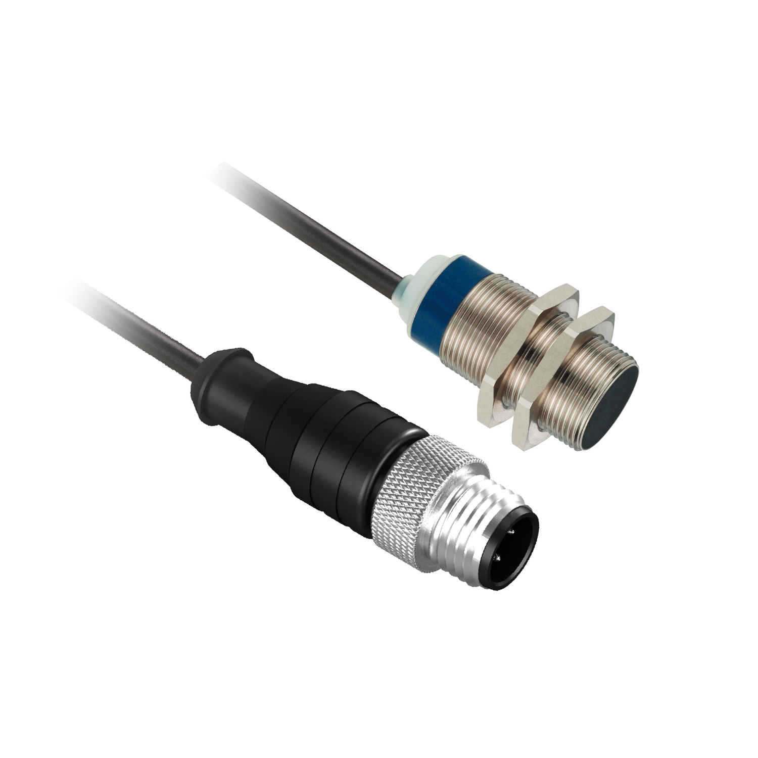 XS618B1MAL01U78 XS6 Series Cylindrical Fixed Form Proximity Sensor, Inductive, Discrete Output, 1NO Contact, 24 to 240 V AC/DC