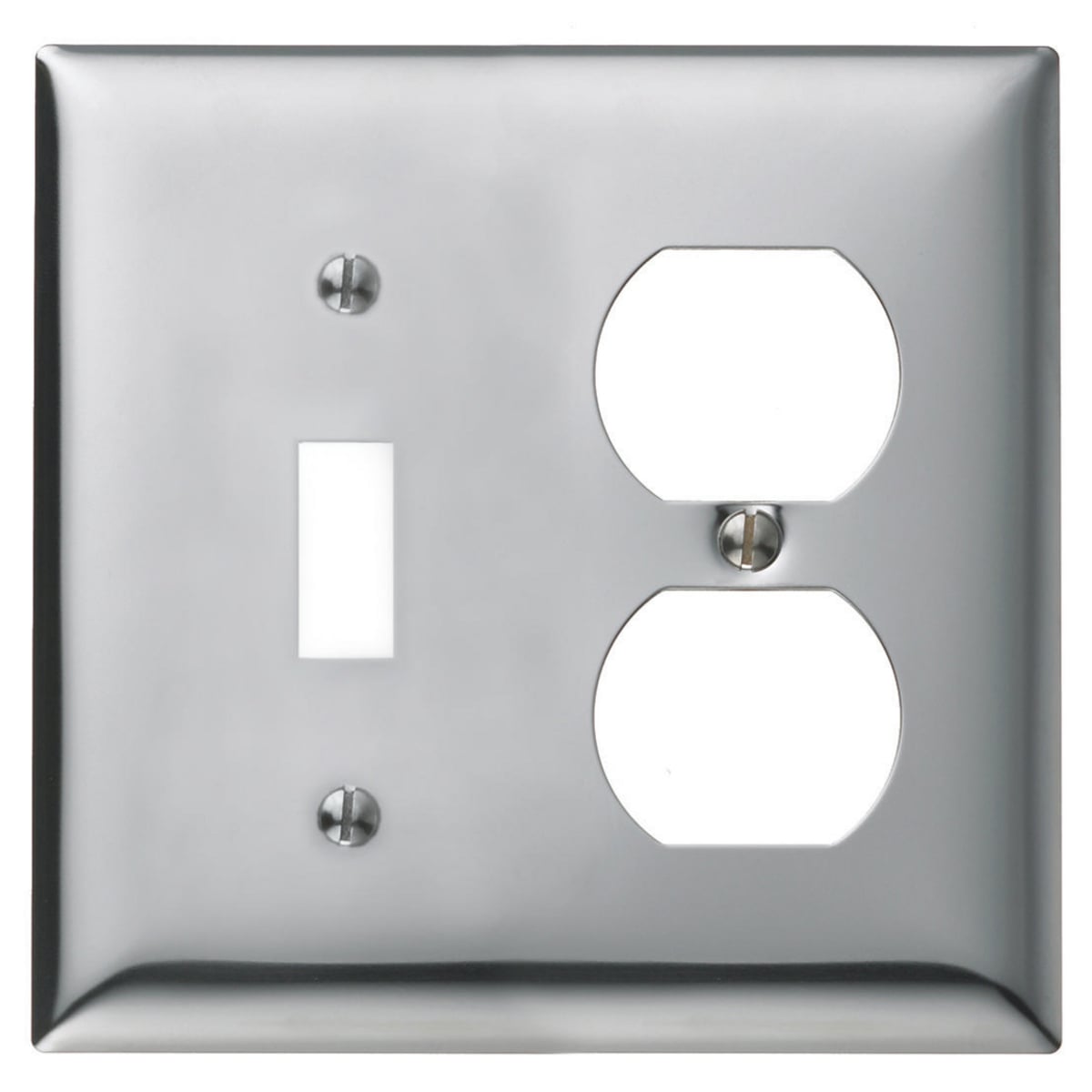 SCH18 Standard Combination Wall Plate, 2 Gangs, 4.6 in W x 4.7 in H