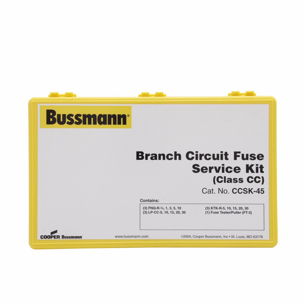 CCSK-45 Fuse Service Kit, 44 Pieces, For Use With Class CC Cartridge Power Fuse