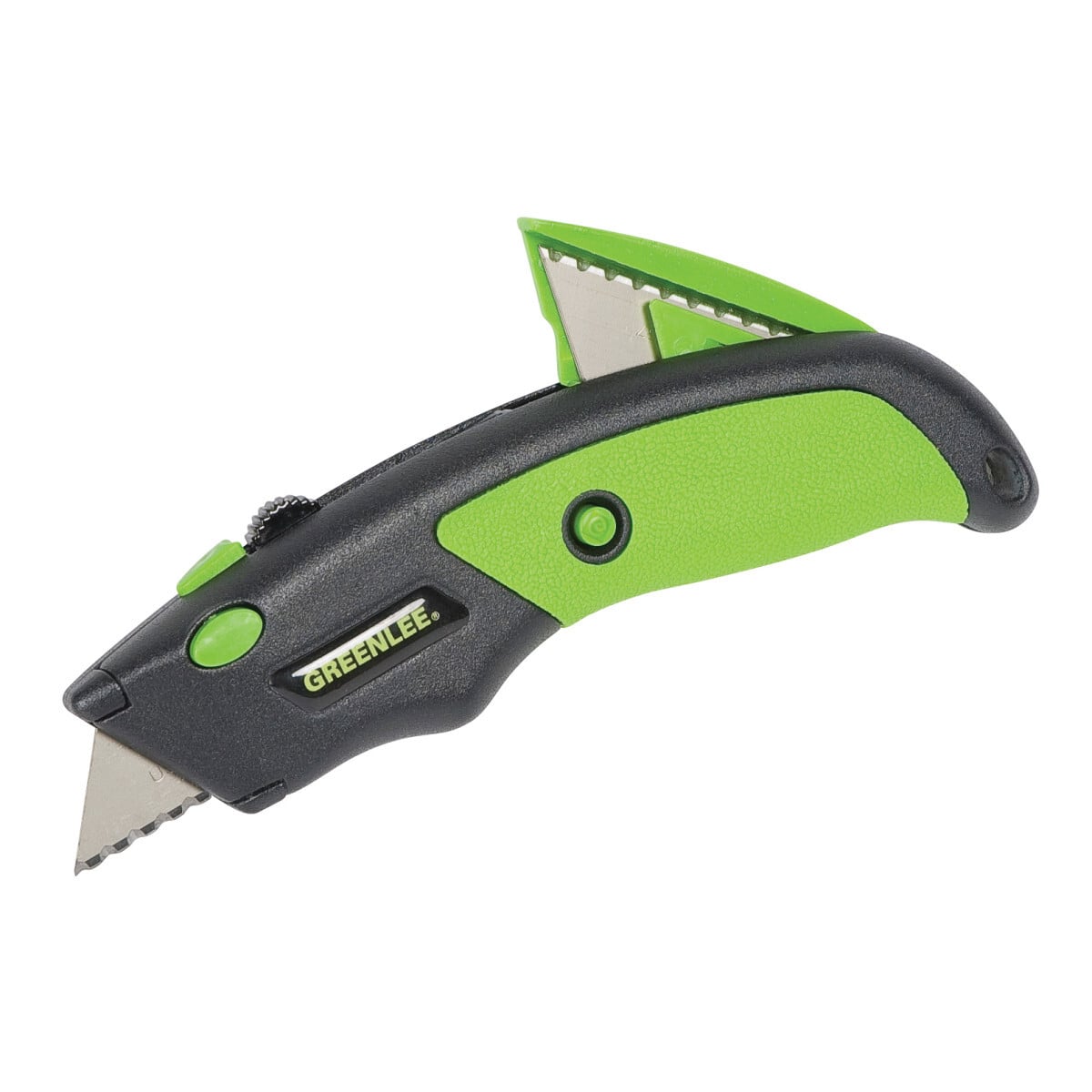 0652-11 Heavy Duty Utility Knife, Patented Serrated/Retractable Blade, Steel Blade, 3 Blades Included, 6-3/16 in OAL