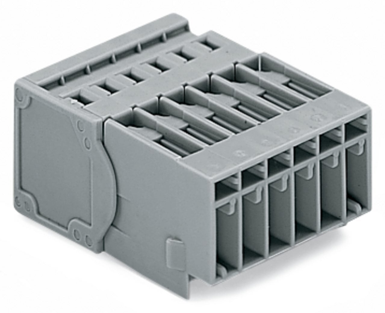 769-607 Operating Tool 1-Conductor Male Connector, 500 V, 32 A, 28 to 12 AWG Wire, 7 Poles, Lead Mount