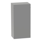 Screw-Cover Enclosure Type 1 no Knockouts, 24x18x4, Gray, Steel