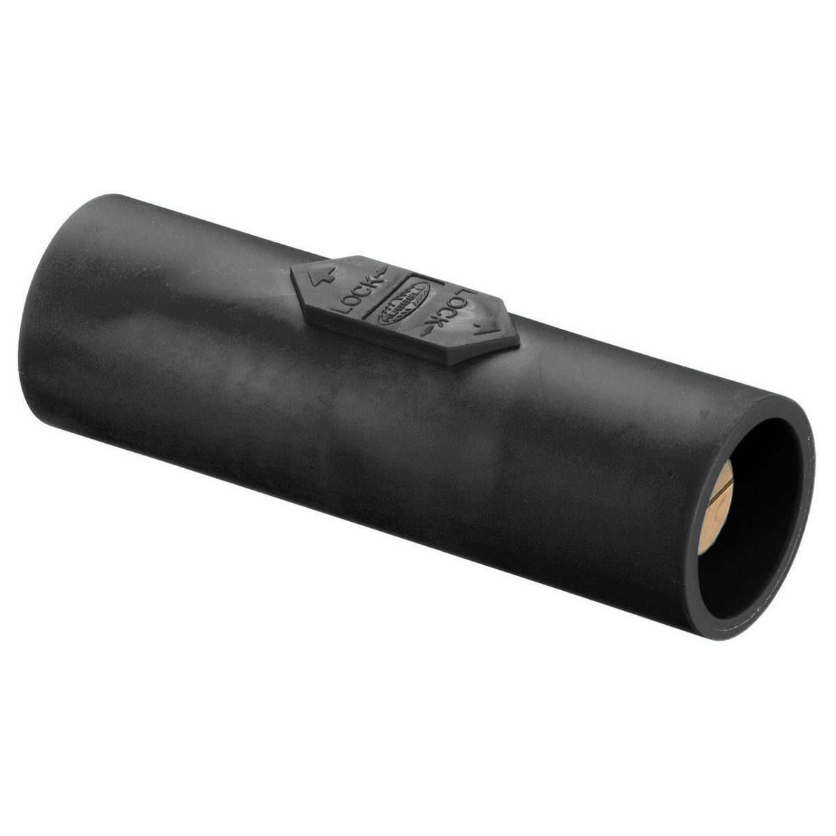 HBLDMBK 16 Series Double Male Gender Reversing Insulated Standard Single Pole Coupler, 600 V AC/250 V DC, 400 A, Pre-Wired Connection