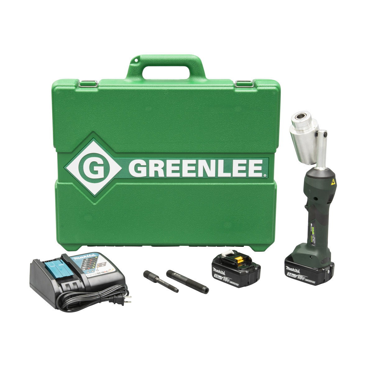 LS100X11A Punch Driver Tool, 10 ga Mild Steel Punch Capacity, 11 ton Max Operating Force, Single Trigger Control, Power Source: Hydraulic Battery