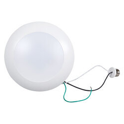 LEDLD900930FL120RP/75045 UltraLED LED Light Disk, 13 W, 120 W Incandescent Equivalent, E26 Lamp, 900 Lumens