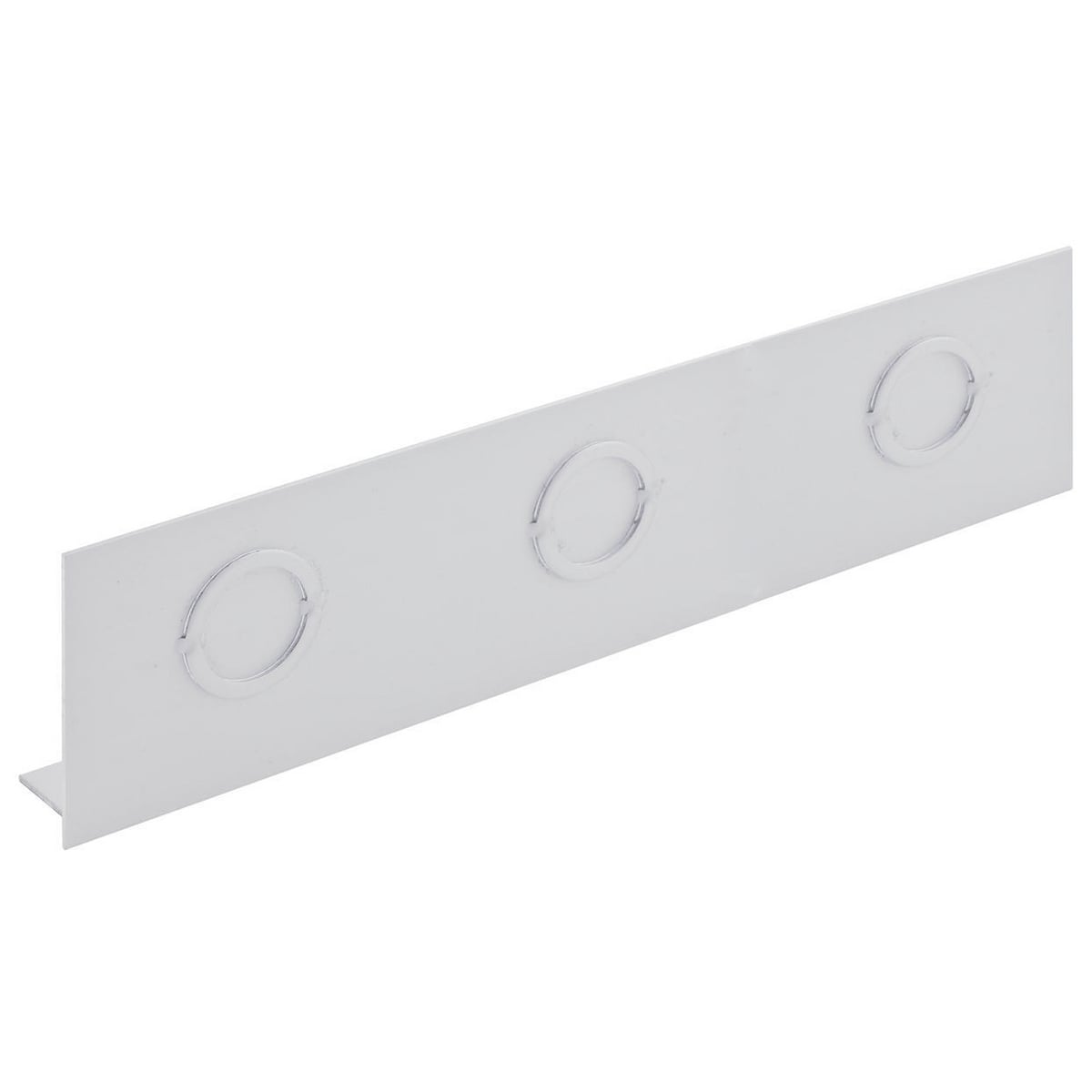 HBLALU7610B2 Standard Entrance Fitting With 1/2 in and 3/4 in NPT Concentric Knockouts, 15 sq-in, For Use With HBLALU5000, HBLALU7620 Series Metal Raceway, Aluminum