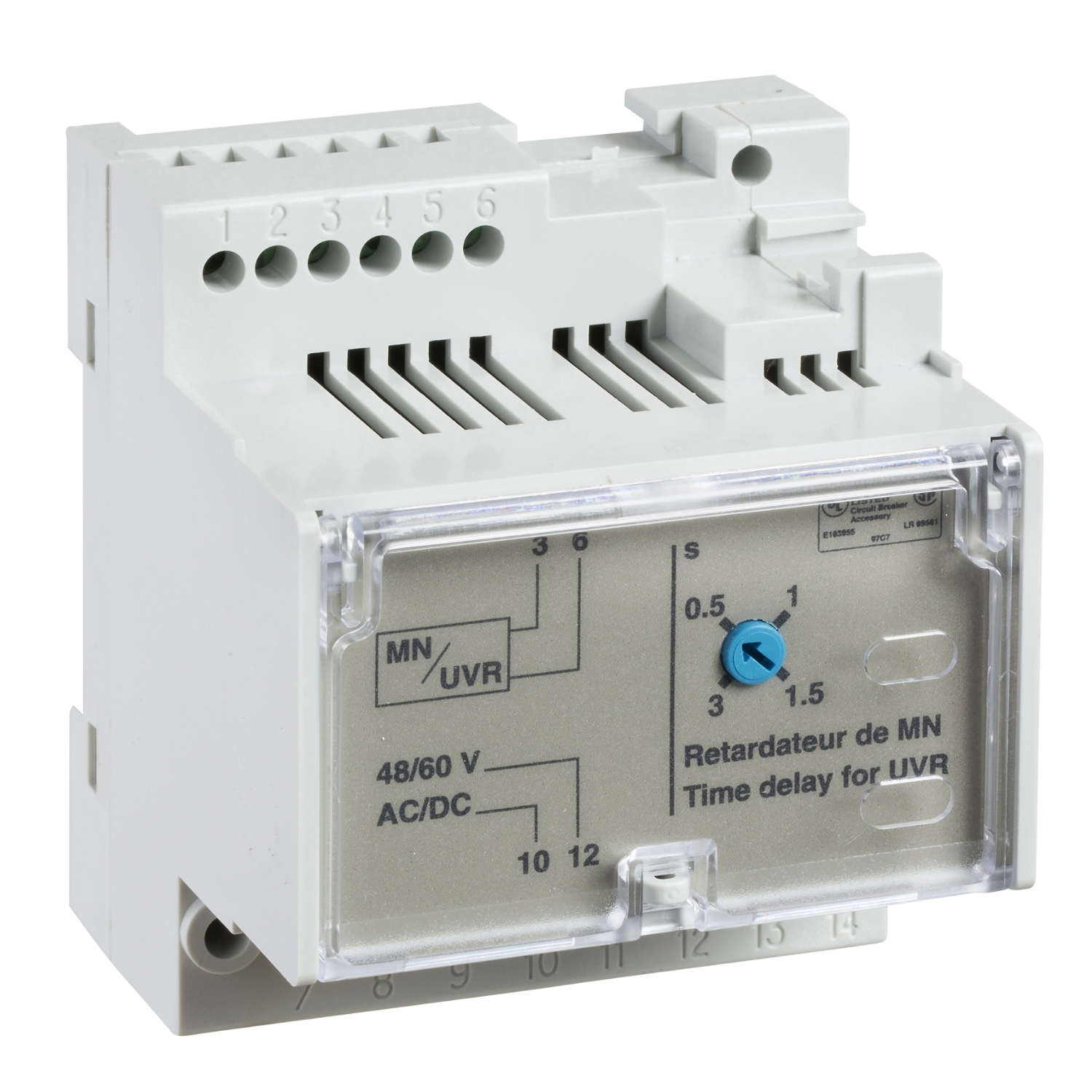33683 Under Voltage Trip, 380/480 V AC/DC, 50/60 Hz, 4.5/200 VA Power Rating