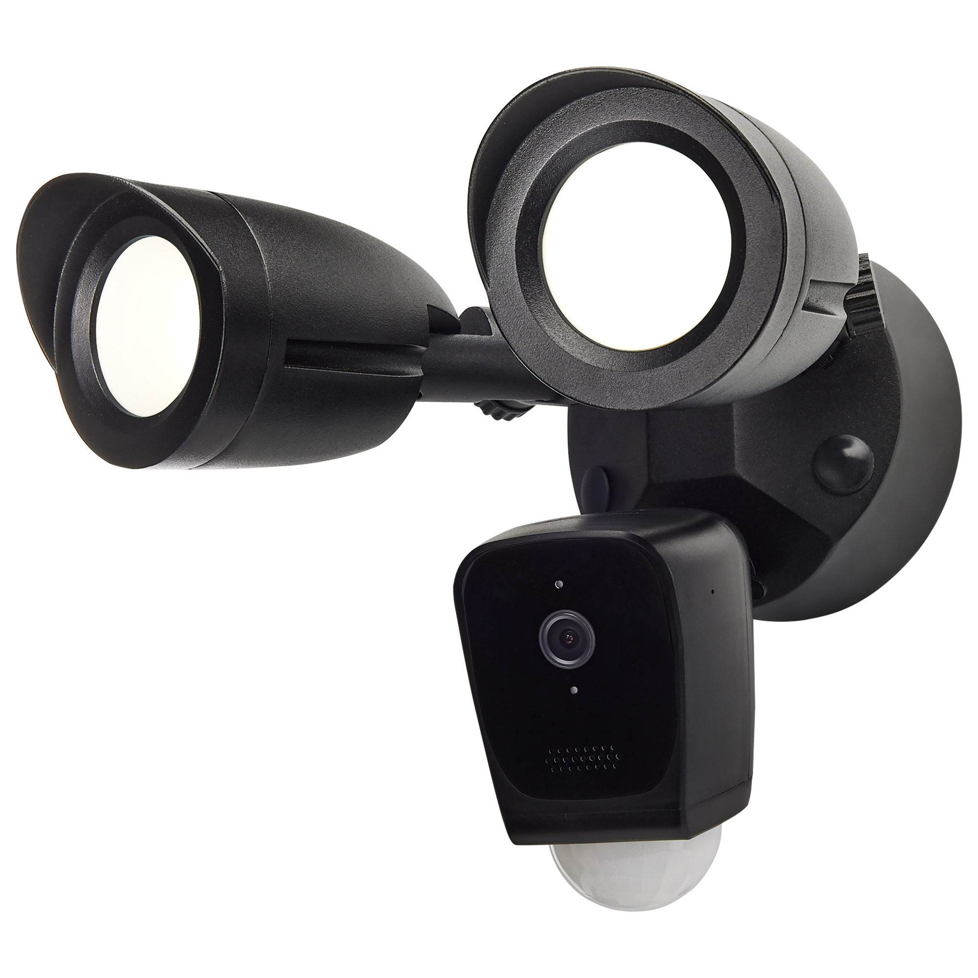 65-901 Nuvo Security FloodLight With Camera, 20 W Fixture, 120 to 277 V, Black Housing