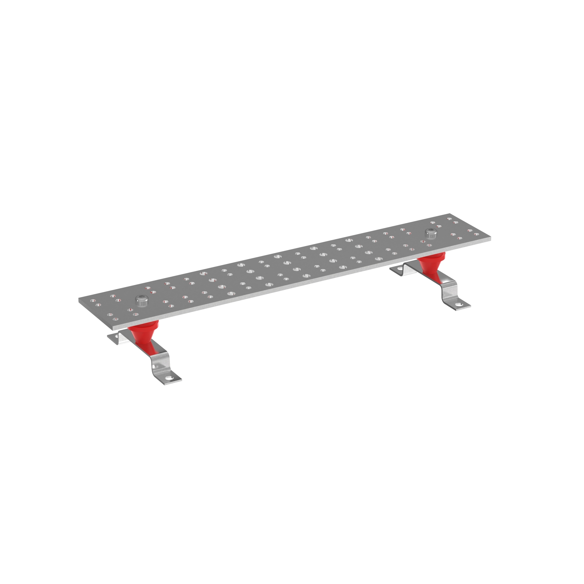 GB4B1028TPI-1 StructuredGround Flat Grounding Busbar, 24 in L x 4 in W, 600 V AC, Copper
