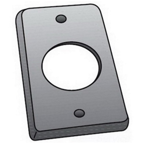 FS-1-LRCS Flat Device Box Cover, 11.2 in L x 4.9 in W x 0.11 in D, Steel