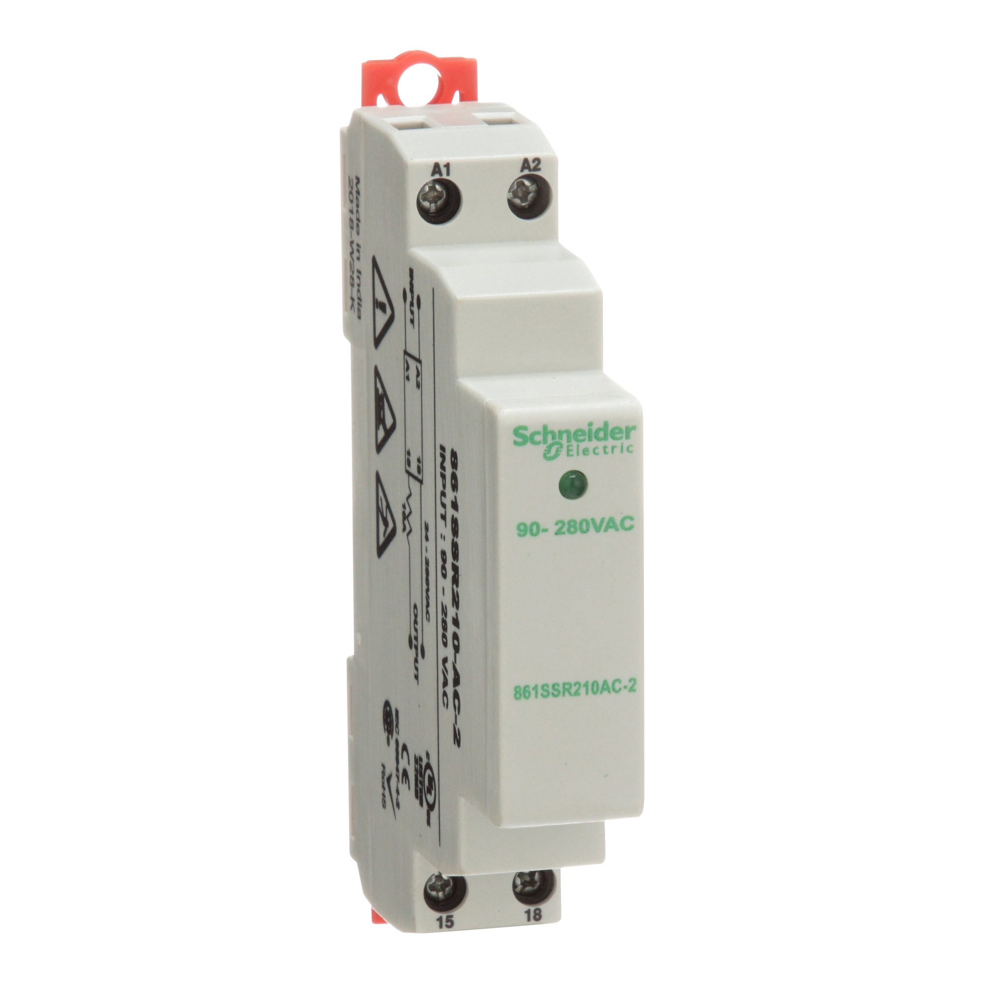 861SSR210-AC-2 Legacy Solid State Relay, 10 A, 1NO 1 Form A SPST contact