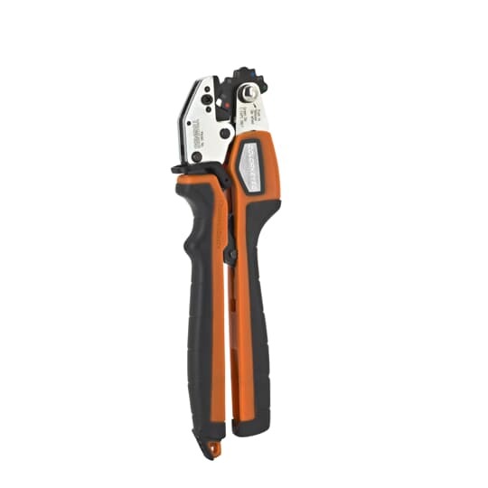 TBM41E Color-Keyed Compression Ratchet Crimping Tool, 8 to 2 AWG, 10 to 6 AWG Cable/Wire