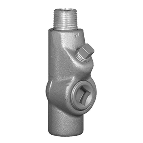 EYS216 Unilets Dust-Ignitionproof Explosionproof Raintight Conduit Sealing Fitting With Removable Male Nipple, 3/4 in, For Use With IMC/Threaded Rigid Metallic Conduit, Grayloy-Iron, Triple Coated