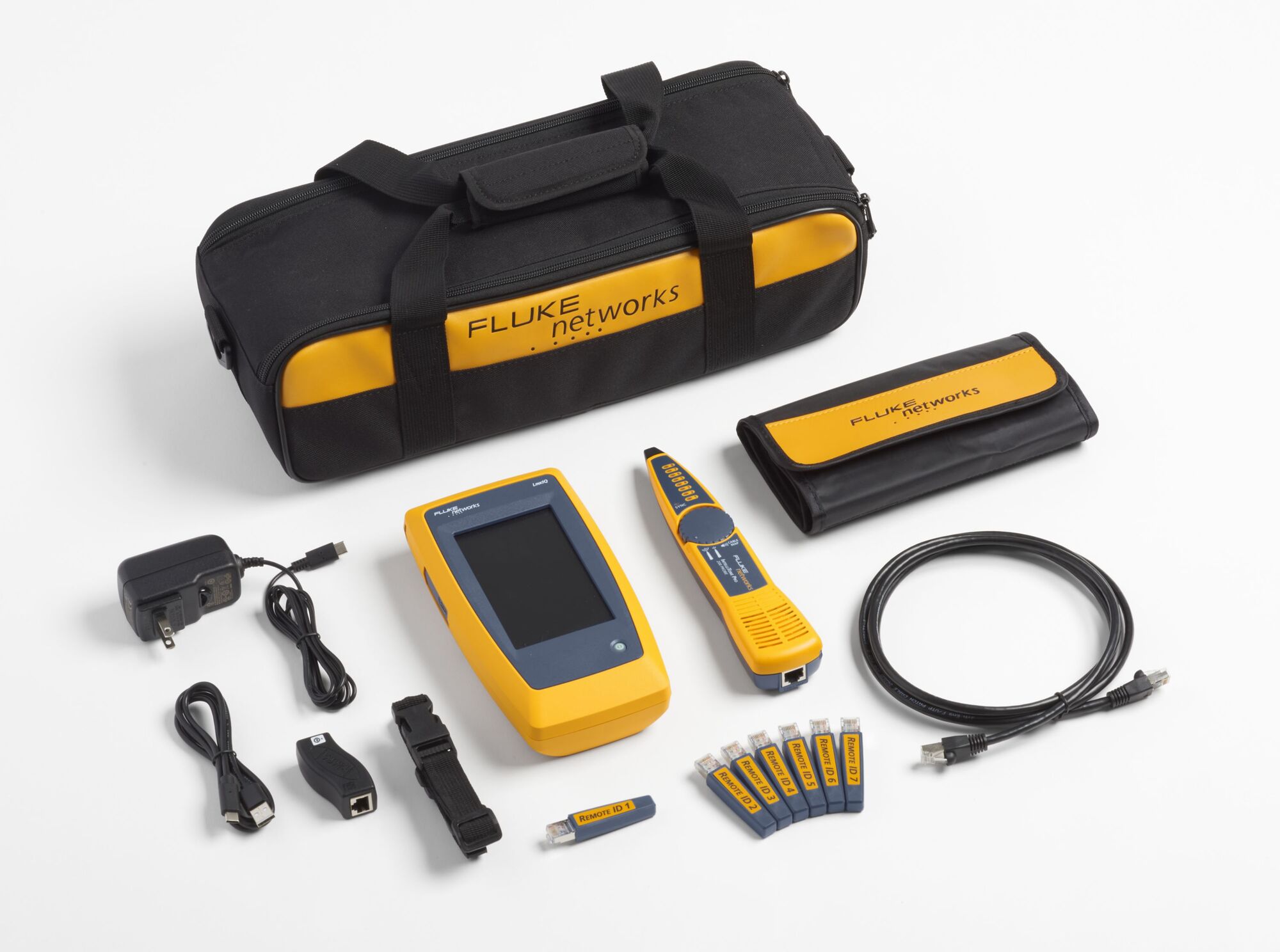 LIQ-KIT Touchscreen Network Tester, For Use With MicroScanner PoE Remote Identifiers for Ethernet Outlet Identification