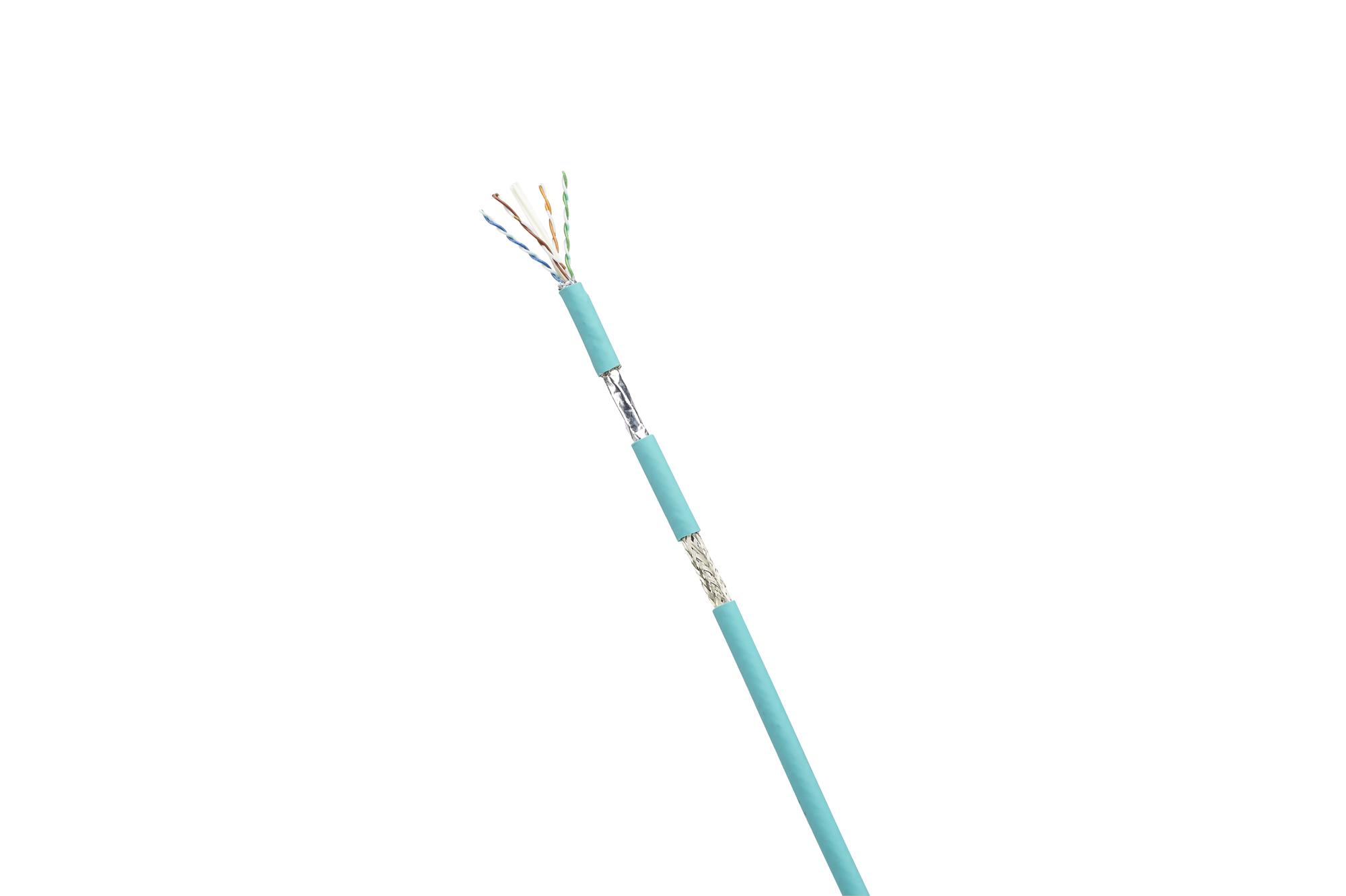 ISFCH6X04ATL-UG IndustrialNet Cat 6A Copper Cable, Reel Packaging, 80 V, (4) 24 AWG SF/UTP Stranded Copper Conductor, 1 ft L