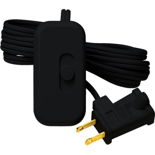 TTCL-100H-BL Credenza LED+ Plug-In Lamp Dimmer, Single Outlet, 100W LED, Black