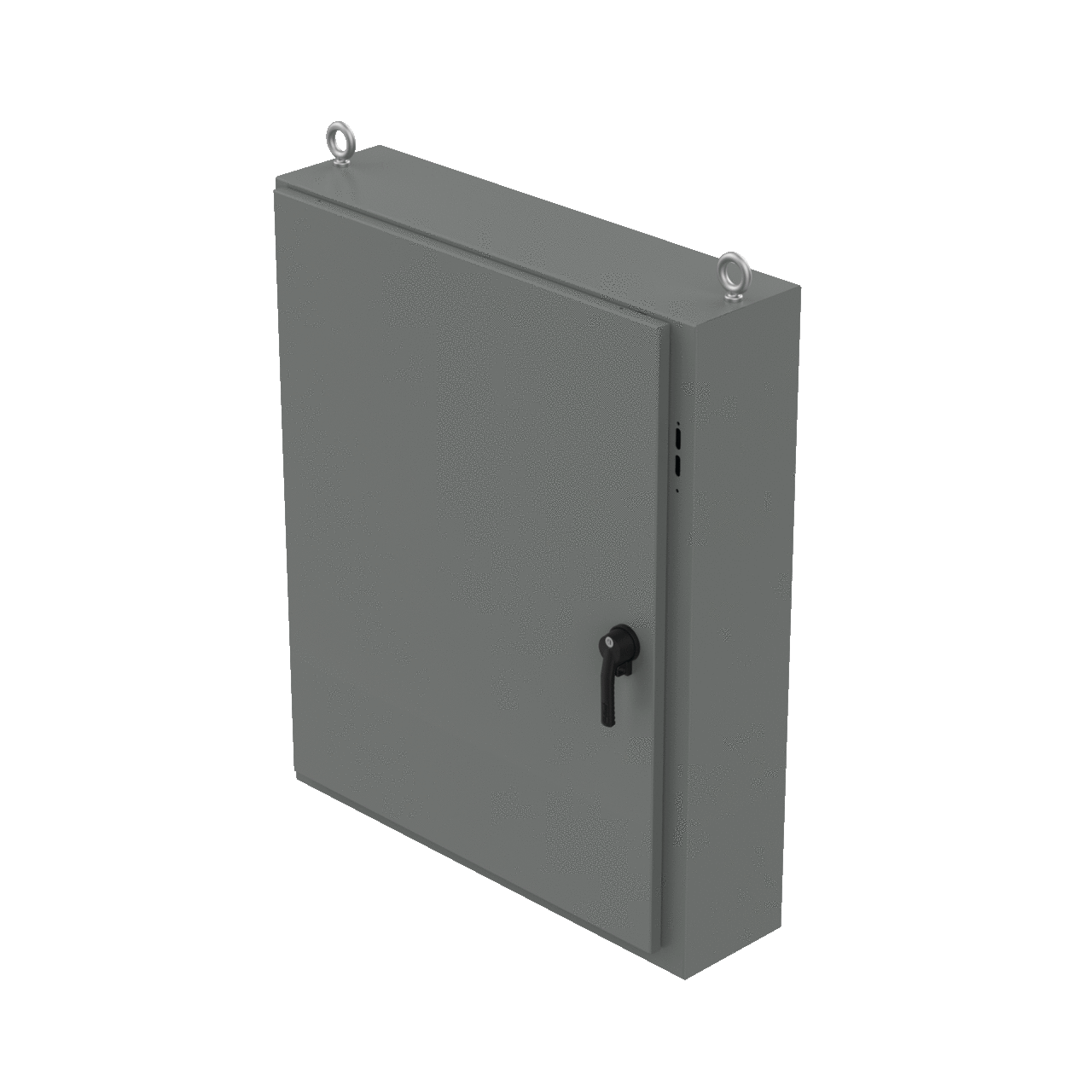 A48X1E4024 A26M1 1-Door Low Profile Disconnect Enclosure With Handle, 48 in L x 40-1/4 in W x 24 in D, NEMA 12/IP55 NEMA Rating, Steel
