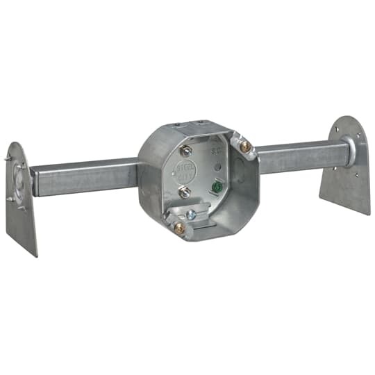 54171CFB-BHL-OW Steel City Drawn Style Box With Knockout, Steel, 22.5 cu-in Capacity, 1 Outlets, 2-1/8 in D