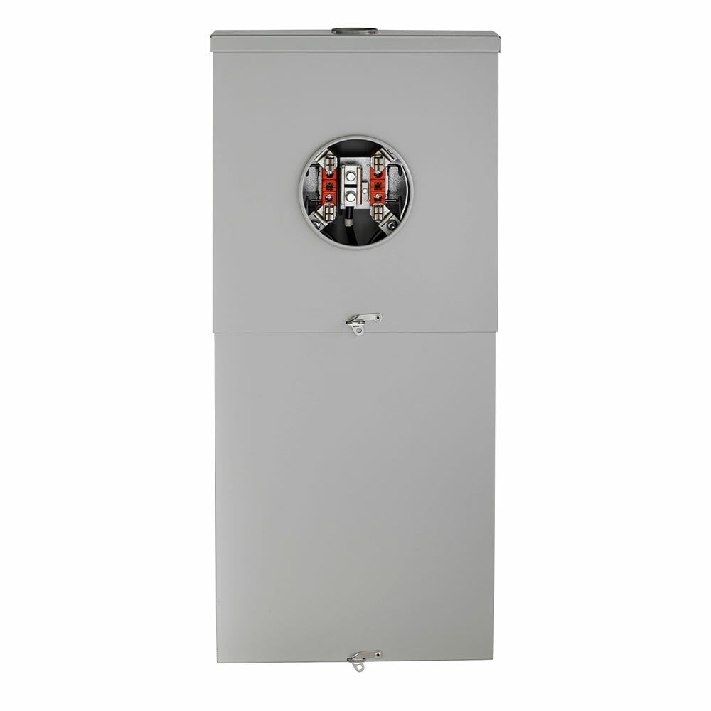 LP815-RMC Meter-Load Center Combo With Main Breaker, 120/240 V AC, 150 A, 1 Phase, NEMA 3R Enclosure