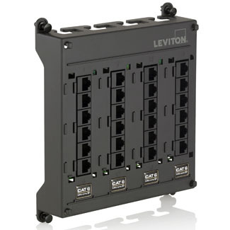 476TM-624 Twist Mount Patch Panel, 24 Ports, CAT 6, Steel