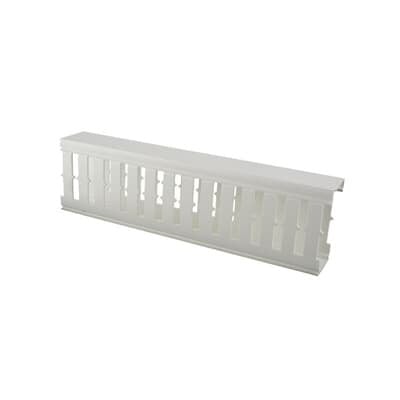 TYD1X3NPB6 Ty-Duct Contact Wiring Duct, 1 x 3 in Slot Narrow Slot, 1 in W x 3 in D, PVC