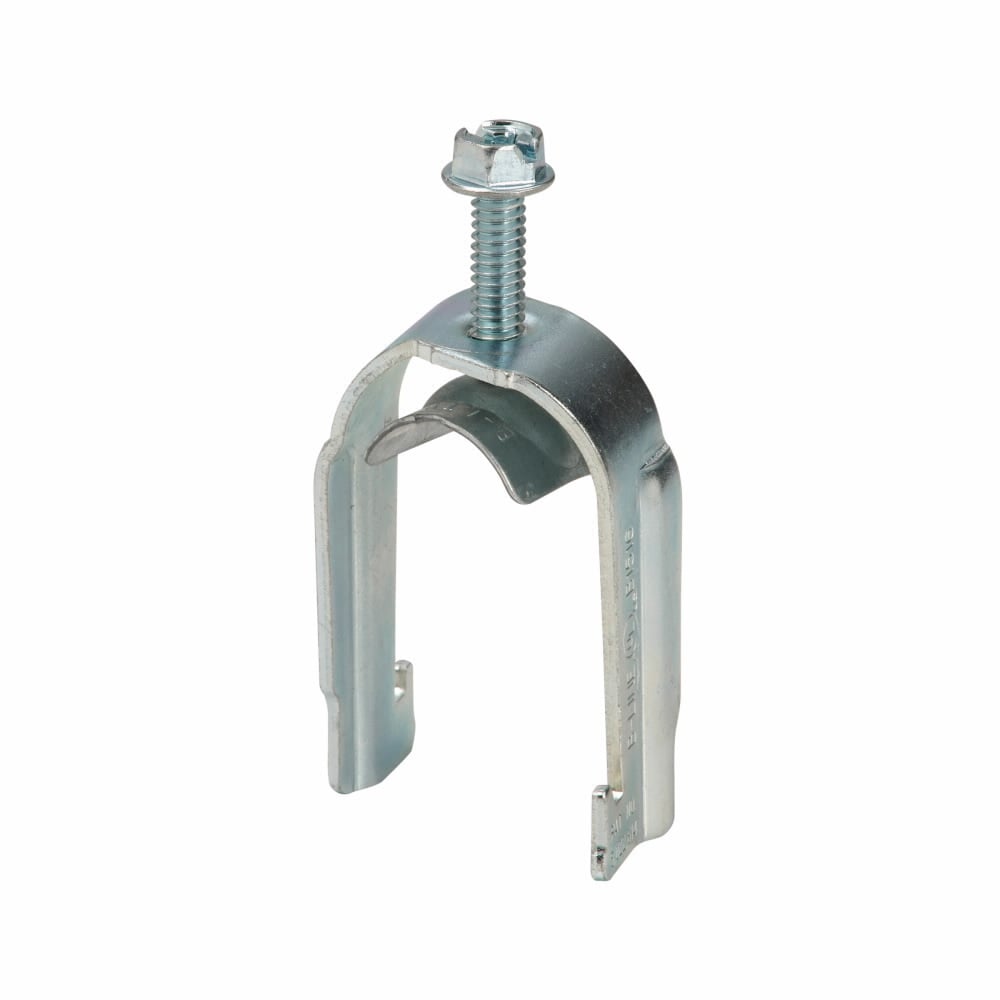 B1556S Conduit/Cable to Strut Clamp With Saddle, 3-1/2 in Conduit, 400 lb Load, 3-3/4 to 4 in OD, Steel