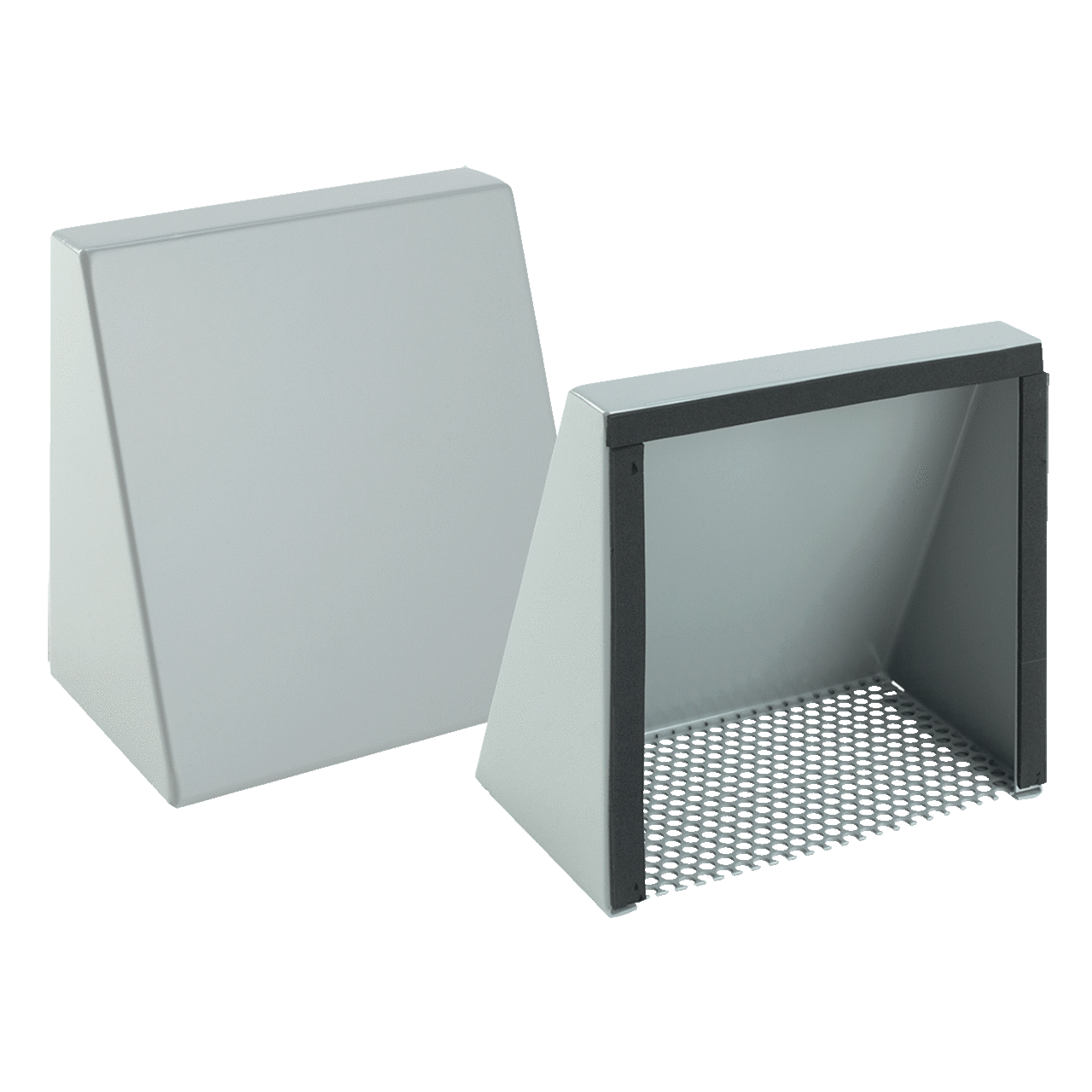 T10S3R D85 Fan Shroud Kit, 12 in L x 12 in W x 1.44 to 4.71 in THK, For Use With 10 in Fan, Steel