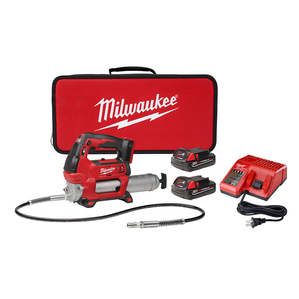 2646-22CT M18 2-Speed Cordless Grease Gun Kit, 14.5 oz Cartridge, 10000 psi Operating
