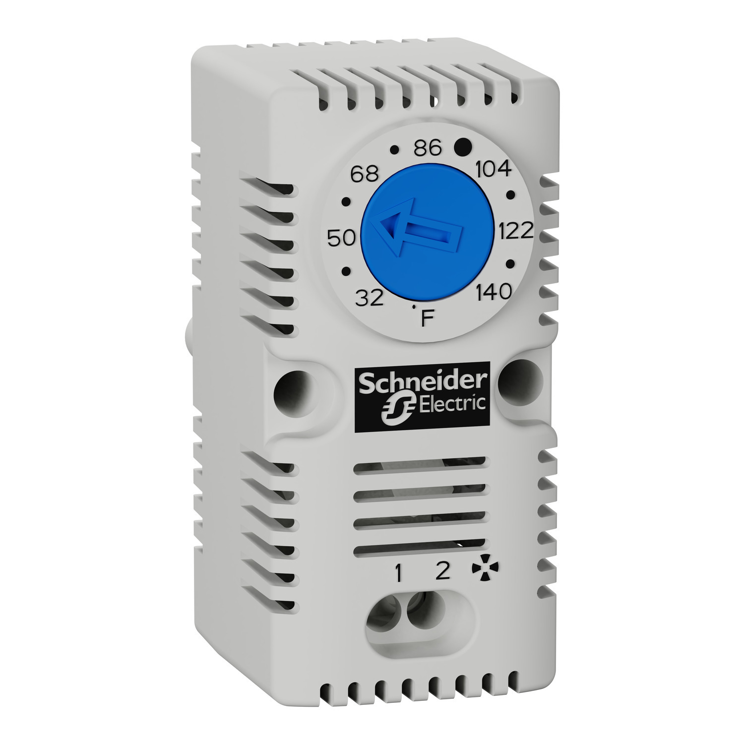 NSYCCOTHOF ClimaSys Simple Thermostat, 250 V AC, 32 to 140 deg F Setting, 1NO Contact, Clip Mount