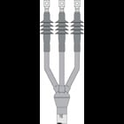 3M(TM) Cold Shrink QT-III, 3 Conductor Termination Kit 7693-S-4-3W, 0.92-1.18 in (23.4-30.0 mm) Cable Insulation O.D., 25/28 kV