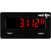 CUB5IB00 Electronic Miniature DC Current Meter, 200 uA to 200 mA Measuring, 2.95 in L x 1.71 in W x 1.54 in H, High Impact Case, 0.1 % Accuracy, LCD Display