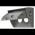 Wallplates and Boxes, Weatherproof Covers, 1-Gang, Duplex Opening, Cast Aluminum, Horizontal