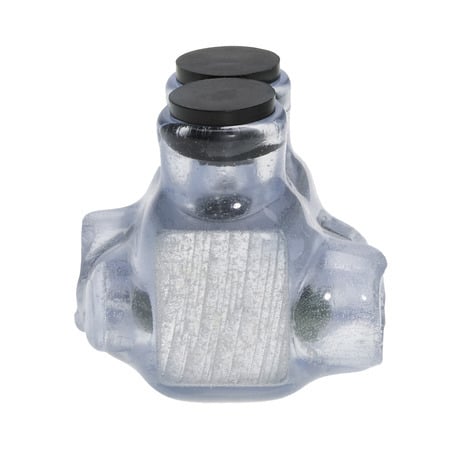 ITO-4C Polaris Vision Tap ITO Double Sided Entry Dual Rated Pre-Insulated Connector, 14 to 4 AWG Copper/Aluminum Conductor, Plastisol