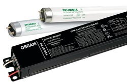 QHE-1x32T8/UNV-ISN-SC-B/49968 Quicktronic High Efficiency Electronic Fluorescent Ballast, 32 W Lamp, 120 V AC, Instant, 0.88 Ballast Factor