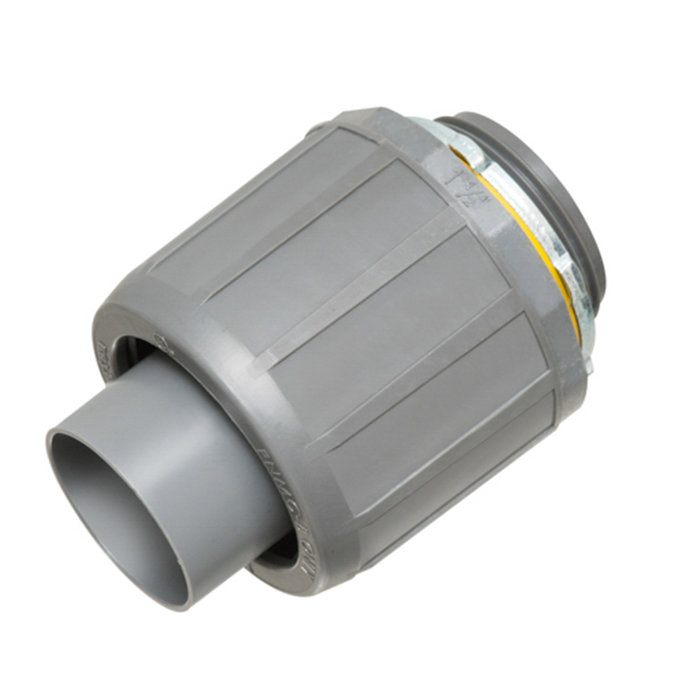 NMLT15 Push-On Connector, 1-1/2 in Trade, Straight, Plastic