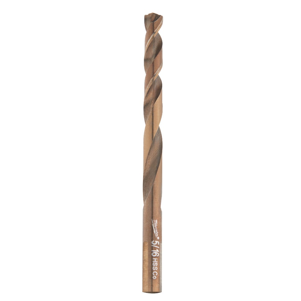 48-89-2317 Red Helix Jobber Length Drill Bit, 5/16 in Drill - Fraction, 0.3125 in Drill - Decimal Inch, 135 deg Point, Steel, Cobalt