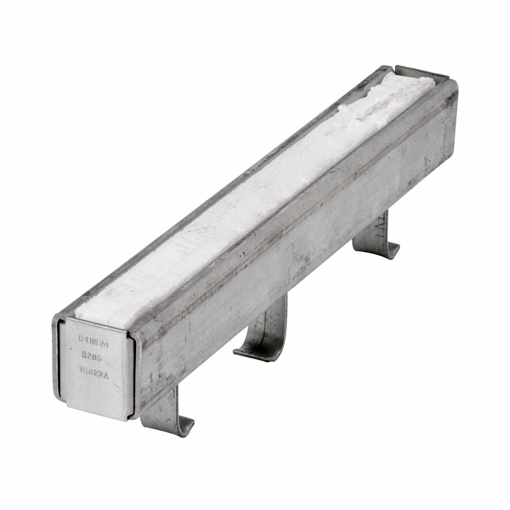 B22I-240GLV Continuous Channel Concrete Insert, 240 in L x 1-5/8 in W, For Use With Channel, Channel-Concrete, Inserts and Styrofoam, Steel, Galvanized