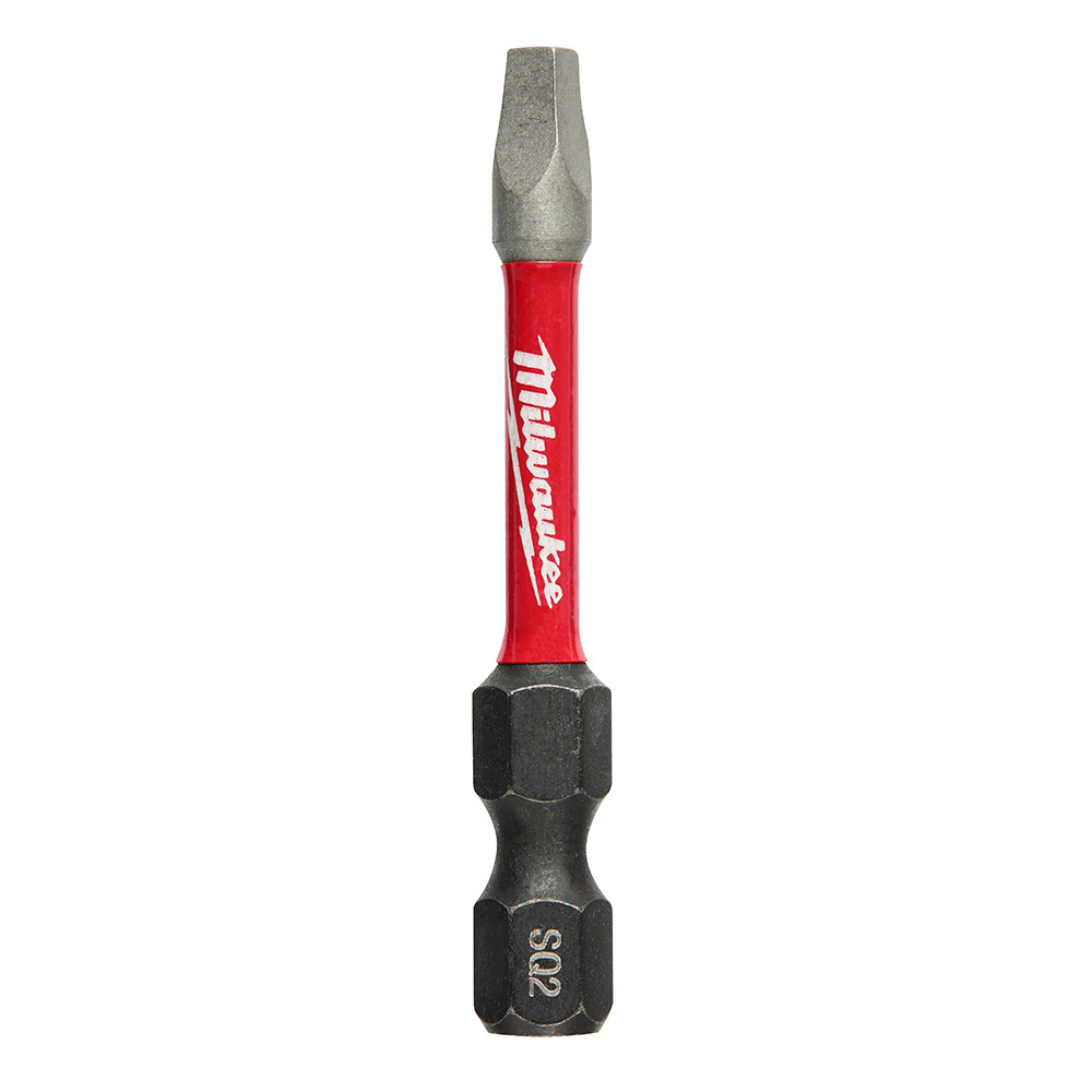 48-32-4772 Shockwave Impact Duty Impact Power Bit, #2 Square Point, 1/4 in, Steel