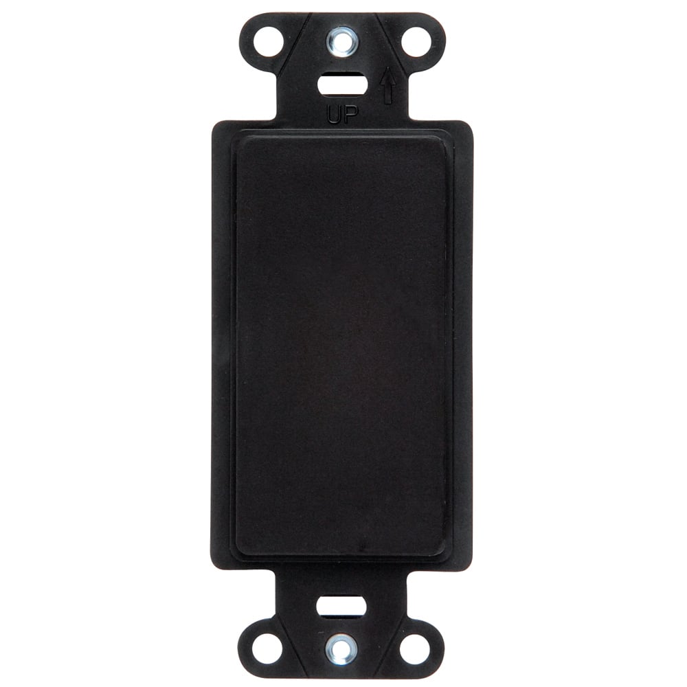 325-BK Bare Insulation Mounting Strap, For Use With Blank Insert, Polycarbonate, Black