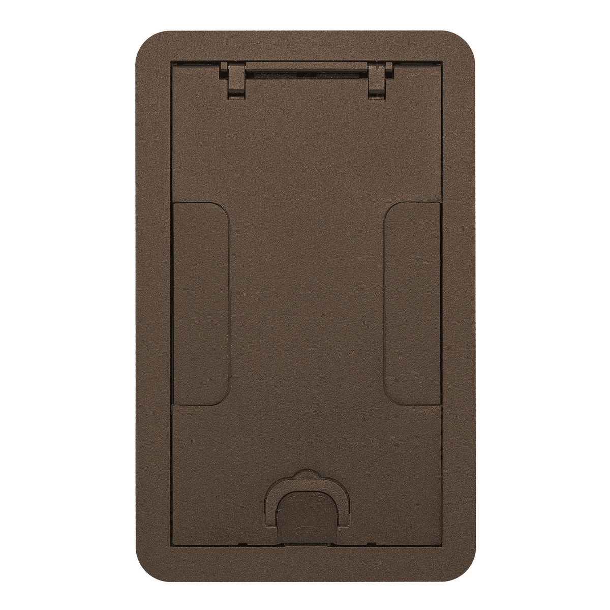 24GCCVRBRZ Flush Recessed Surface Style Standard Floor Box Cover, 11.69 in L x 7.19 in W, Cast Aluminum