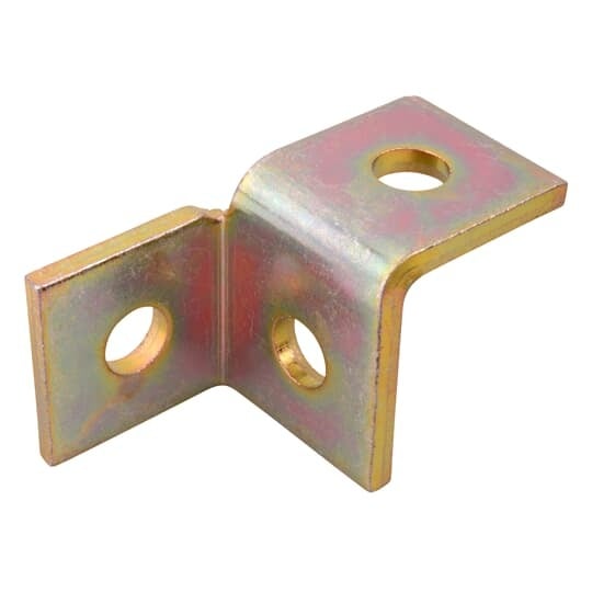 AW205-R Superstrut 200 Right Wing Shaped Fitting, (3) Holes, 1-7/8 in L x 1-5/8 in W, Steel