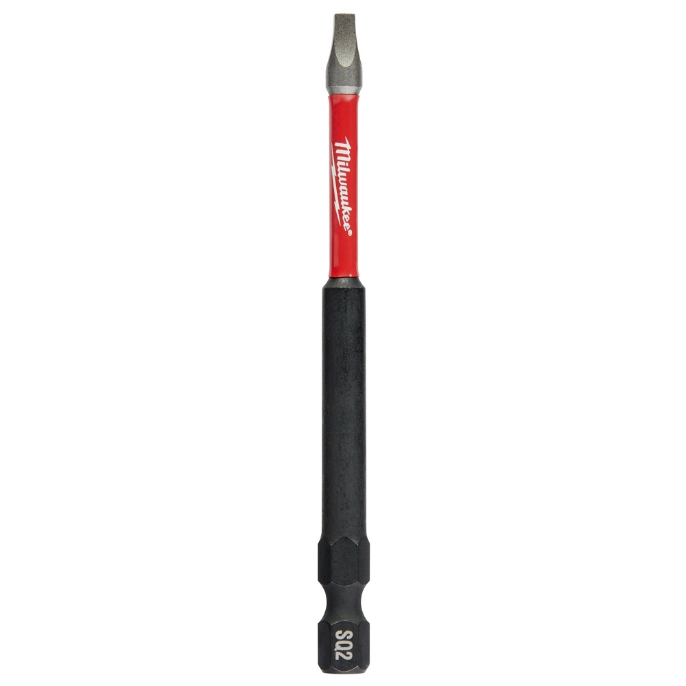 48-32-4572 Shockwave Impact Duty Impact Power Bit, #2 Square Point, 3-1/2 in OAL, 1/4 in, Alloy Steel