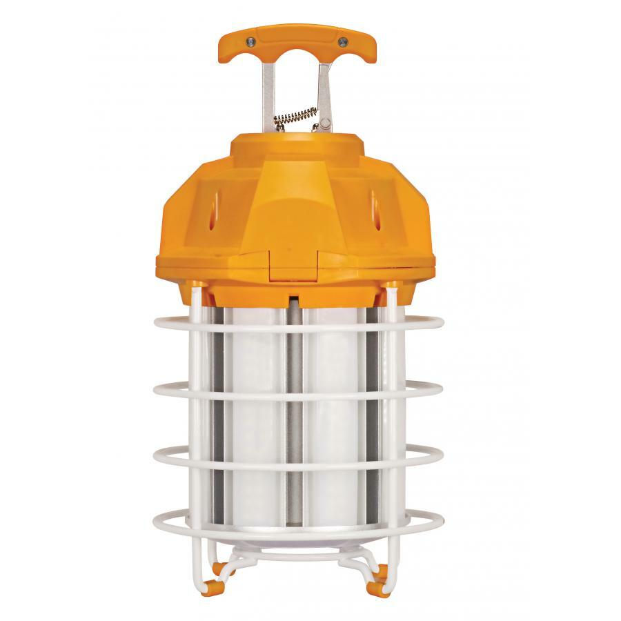 S28946 Hi-Pro High Lumen Temporary LED Hi-Bay Caged Lamp, 100 W, Corn Cob Shape, 10000 Lumens