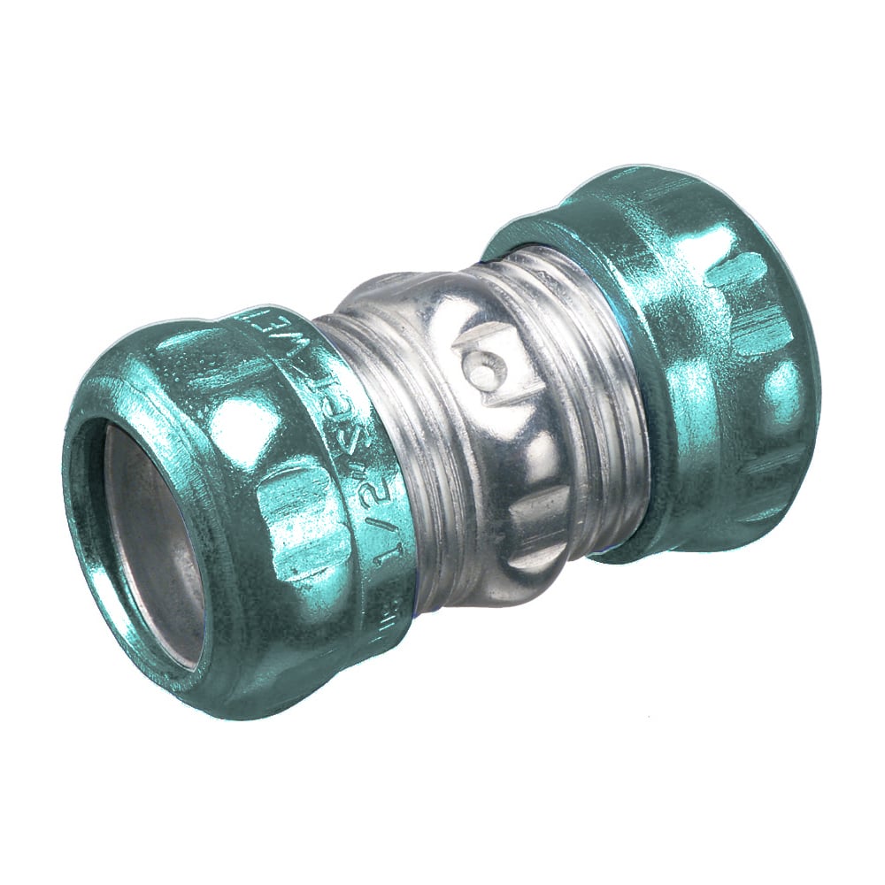 831RT Raintight EMT Compression Coupling, 3/4 inch, Steel