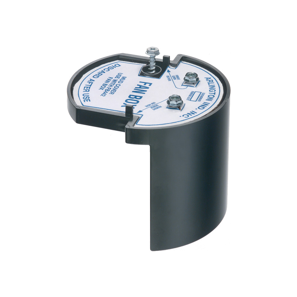 FB442 Fan/Fixture Mounting Box With Knockout, Plastic, 13.4 cu-in Capacity, 4.25 in L x 4.236 in W x 3.773 in H