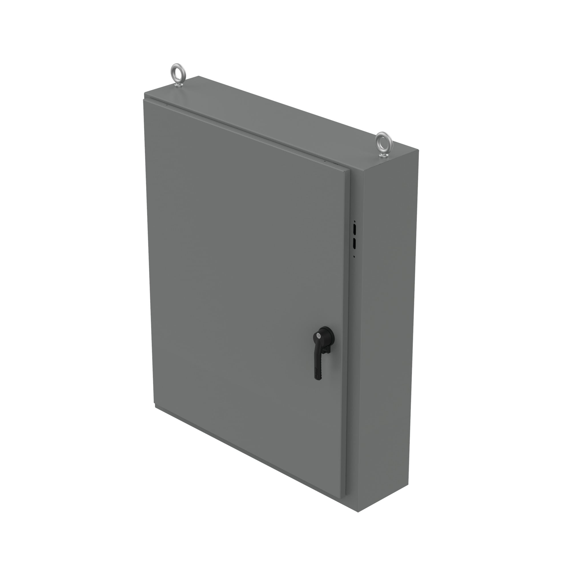 A60X1E4018 A26M1 1-Door Low Profile Disconnect Enclosure With Handle, 60 in L x 40-1/4 in W x 18 in D, NEMA 12/IP55 NEMA Rating, Steel