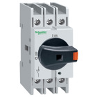 Disconnect switch, TeSys VLS, body switch, 16A, 10HP at 480VAC, UL508, three phase, 5kA SCCR, size 1, DIN rail mount