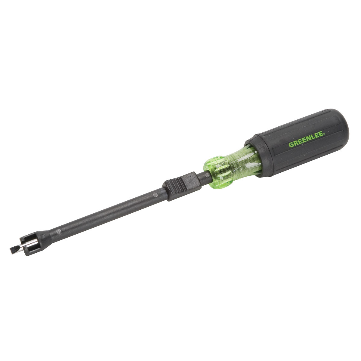 0453-14C Heavy Duty Screw Holding Screwdriver, 3/16 in Slotted Point, Steel Shank, 8-5/8 in OAL, Acetate Handle, Black Phosphate/Polished Chrome, ASME Specified