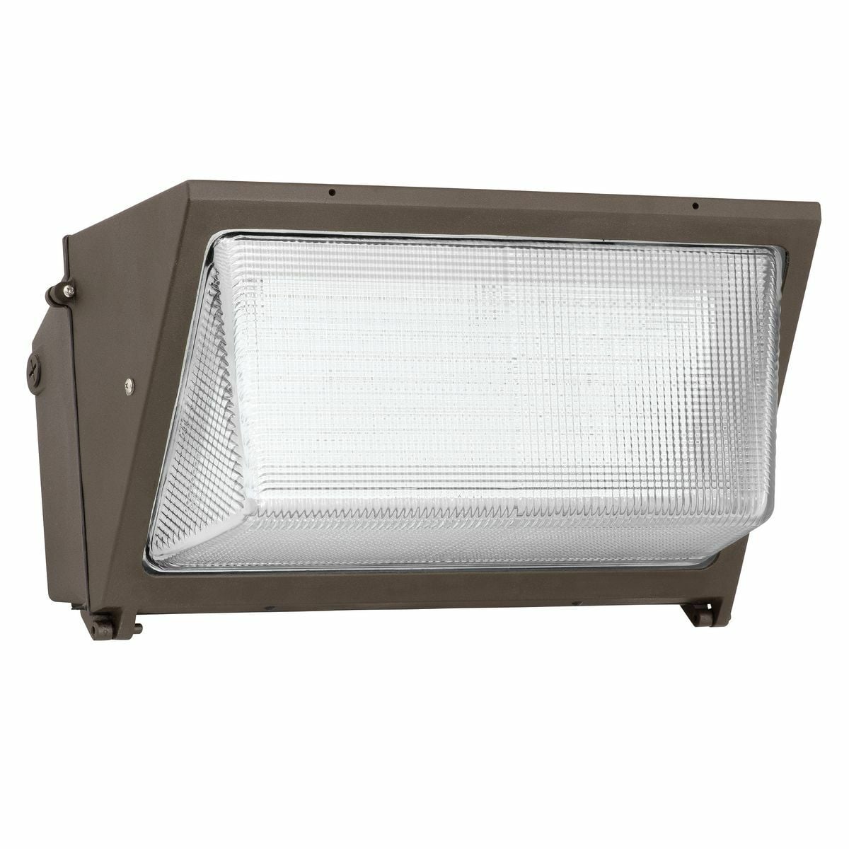 WGH-110L-4K-U-M Wallpack With Photo control,) LED Lamp, 50 W Fixture, 120 to 277 V AC, Dark Bronze Powder Coated Housing